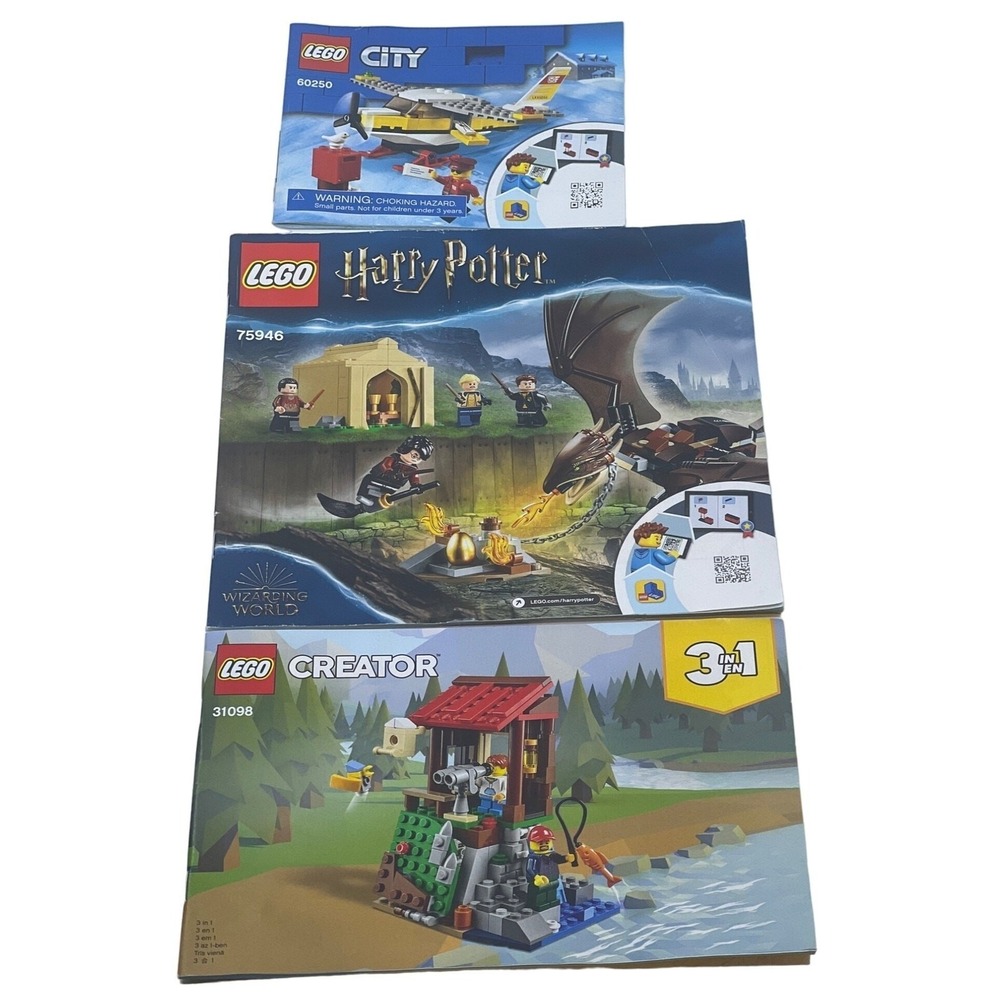 LEGO Instruction Manuals Lot of 19 City Creator Classic Chima Harry Potter Mixed
